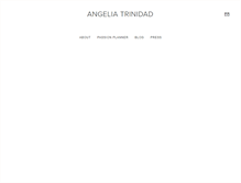 Tablet Screenshot of angeliatrinidad.com